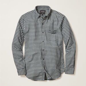 Bonobos | Men's Medium Navy/White Checkered Plaid Flannel